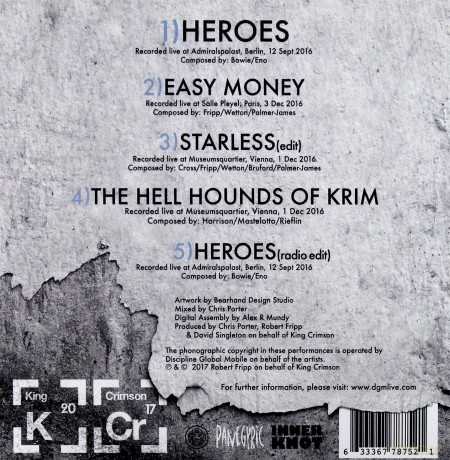 King Crimson: Heroes - Live In Europe 2016 Ep [CD]