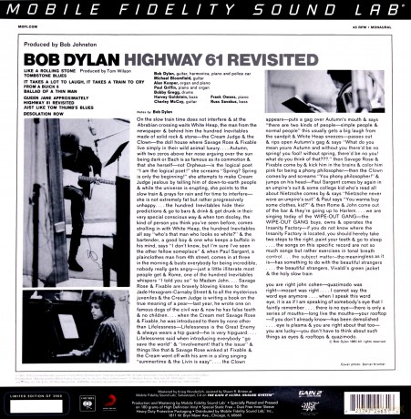 Bob Dylan: Highway 61 Revisited [2xWinyl]