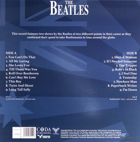 The Beatles: In Melbourne And Tokyo - The Legendary Broadcasts (Clear) [Winyl]