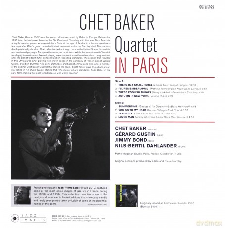 Chet Baker Quartet: In Paris [Winyl]