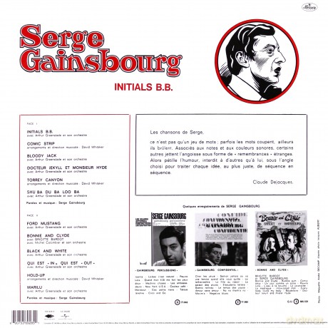 Serge Gainsbourg: Initials B.B. [Winyl]