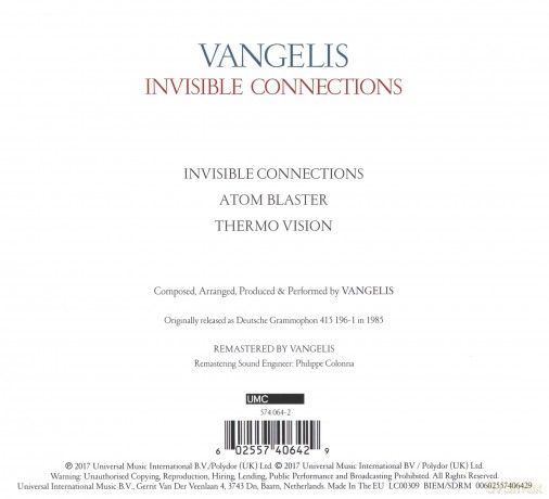 Vangelis: Invisible Connections [CD]