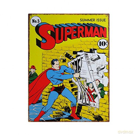 Superman: Jailbreak A3 Metal Wall Sign