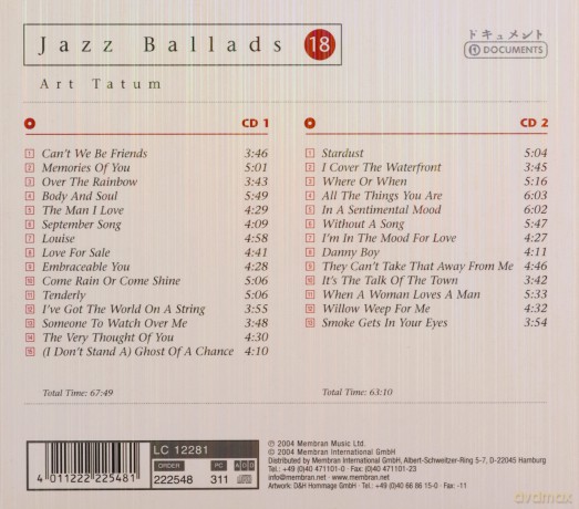 Art Tatum: Jazz Ballads [2CD]
