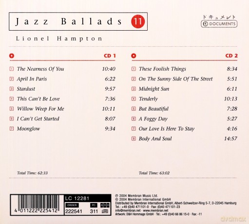 Lionel Hampton: Jazz Ballads [2CD]
