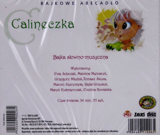 Calineczka [AUDIOBOOK] [CD]