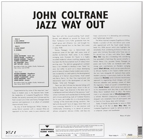 John Coltrane: Jazz Way Out (Limited) [Winyl]