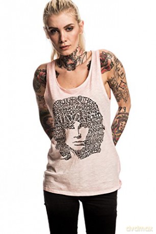 The Doors: Jim Lyrics (Cool White - Large) (Tank Shirts)