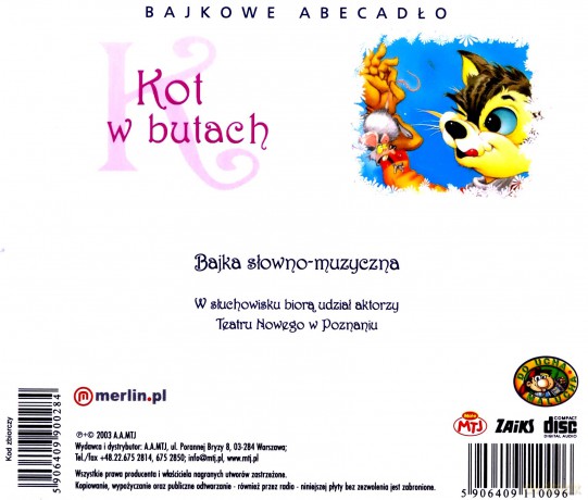 Kot w butach [AUDIOBOOK] [CD]