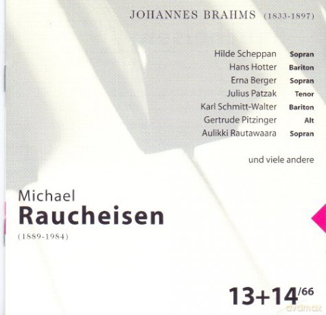 Michael Raucheisen: Johannes Brahms (13+14/66) [CD]