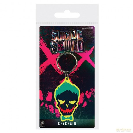 Suicide Squad: Joker Skull Rubber Keyring