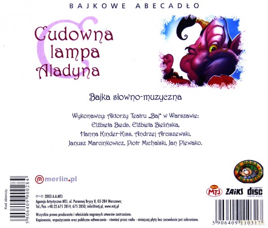 Cudowna lampa Aladyna [AUDIOBOOK]