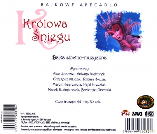 Królowa Śniegu [AUDIOBOOK] [CD]
