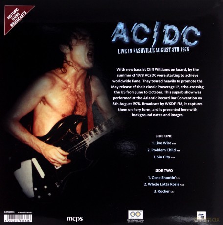 AC/DC: Live In Nashville August 8th 1978 (Picture) [Winyl]