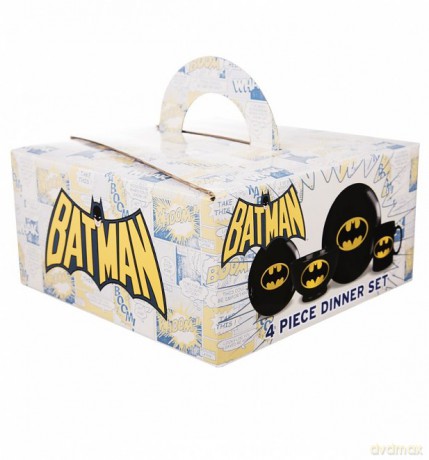 Batman: Logo 4 Piece Dinner Set