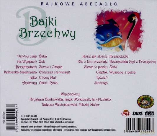 Bajki Jana Brzechwy dla najmłodszych [AUDIOBOOK] [CD]
