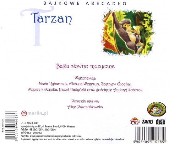 Tarzan [AUDIOBOOK] [CD]
