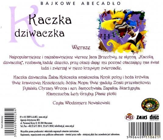 Kaczka Dziwaczka [AUDIOBOOK]  [CD]