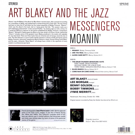 Art Blakey & The Jazz Messangers: Moanin [Winyl]