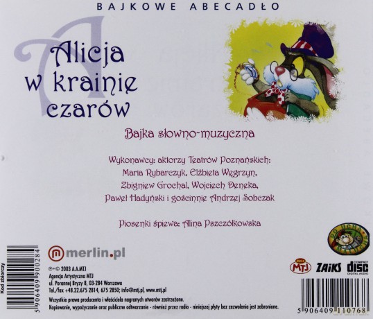 Alicja w Krainie Czarów [AUDIOBOOK] [CD]