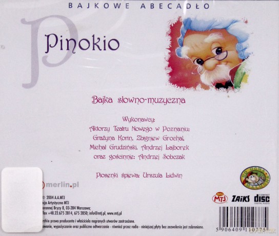 Pinokio [AUDIOBOOK] [CD]