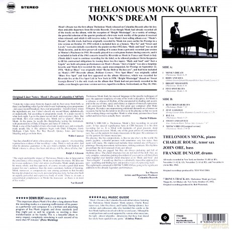 Thelonious Monk: Monks Dream [Winyl]