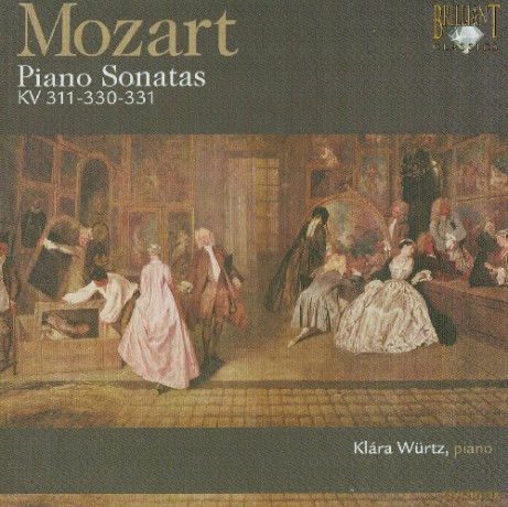 Klara Wurtz: Mozart - Piano Sonatas Kv 311-330-331 [CD]