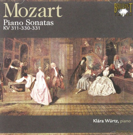 Klara Wurtz: Mozart - Piano Sonatas Kv 311-330-331 [CD]