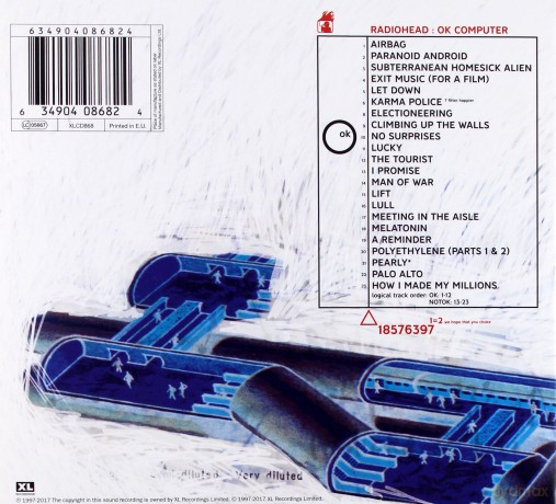 Radiohead: Ok Computer Oknotok 1997 2017 [2CD]