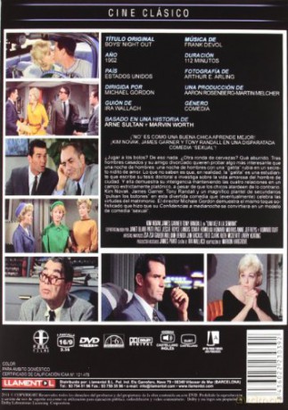 Boys' Night Out (1962) [DVD]