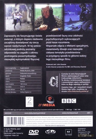Supernatural. Nadprzyrodzone zdolności zwierząt (BBC) [DVD]