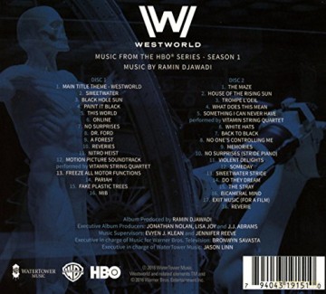 Westworld: Season 1 soundtrack (Ramin Djawadi) [CD]