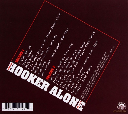 John Lee Hooker: Alone (digipack) [2CD]