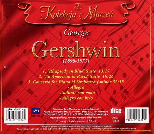 Kolekcja Marzeń: Gershwin - Rhapsody Blue... [CD]