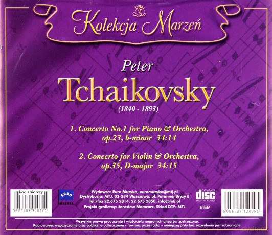 Kolekcja Marzeń: Czajkowski - Concerto... [CD]