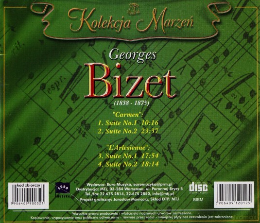 Kolekcja Marzeń: Georges Bizet - Carmen [CD]
