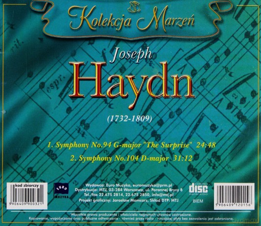 Kolekcja Marzeń: Joseph Haydn [CD]