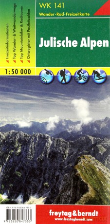 Alpy Julijskie mapa 1:50 000