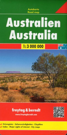 Australia mapa 1:3 000 000