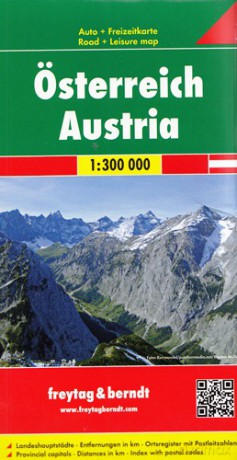 Austria mapa 1:300 000