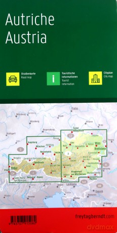 Austria mapa 1:300 000