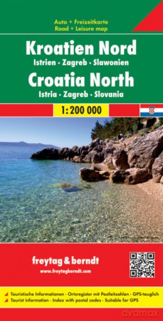 Chorwacja część północna Istria mapa 1:200 000