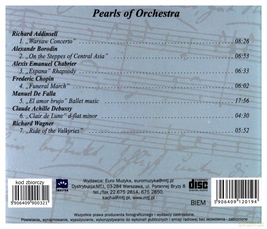 Kolekcja Marzeń: Pearls Of Orchestra [CD]