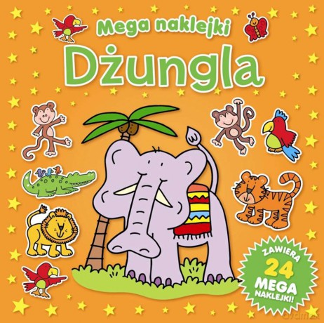 Dżungla Mega naklejki [KSIĄŻKA]