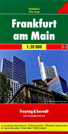 Frankfurt nad Menem mapa 1:20 000