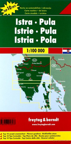 Istria Pula mapa 1:100 000