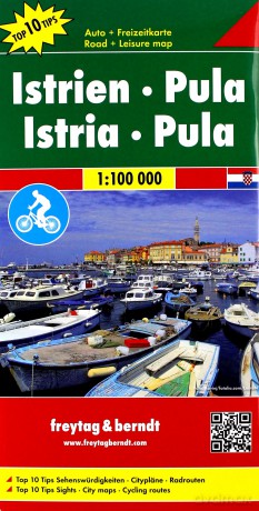 Istria Pula mapa 1:100 000