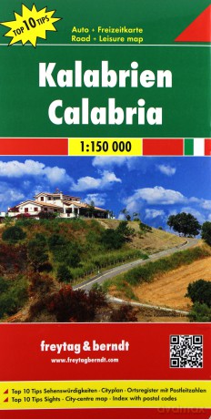 Kalabria mapa 1:150 000