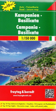 Kampania Basilicata mapa 1:150 000