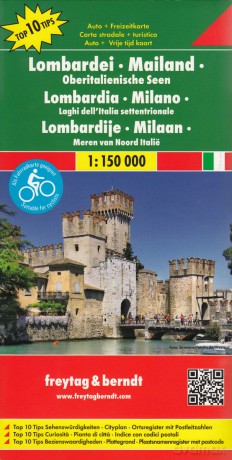 Lombardia Mediolan 1:150 000